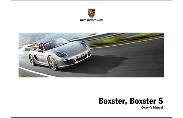 Owners Manual Book - Boxster (981) : Suncoast Porsche Parts